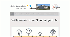 Desktop Screenshot of gutenbergschule-lahr.de